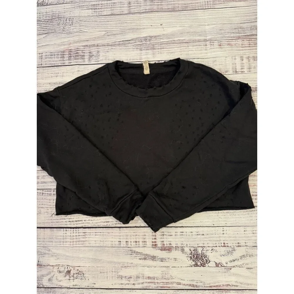 Alo Yoga womens Fierce Pullover Yoga sweatshirt size medium excellent condition